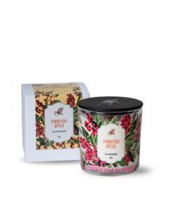 Vela Perfumada Quintal de Abril Pimenta Rosa 190g