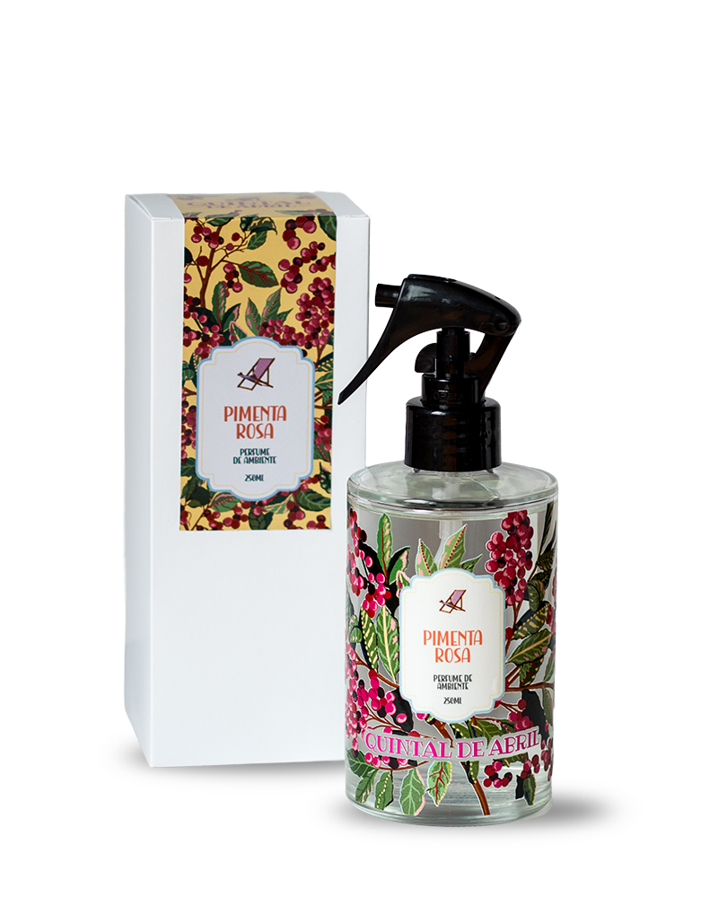 Perfume de Ambiente Quintal de Abril Pimenta Rosa 250ml