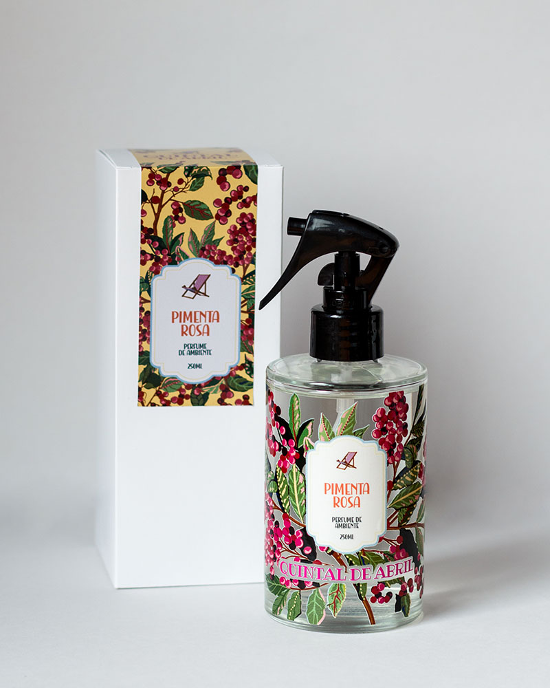 Perfume de Ambiente Quintal de Abril Pimenta Rosa 250ml