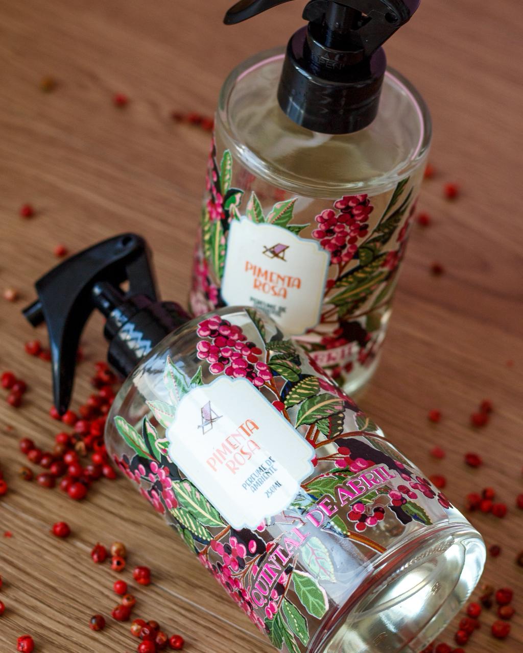 Perfume de Ambiente Quintal de Abril Pimenta Rosa 250ml - Imagem 3