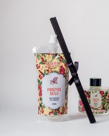[Refil] Difusor de Varetas Quintal de Abril Pimenta Rosa 240ml