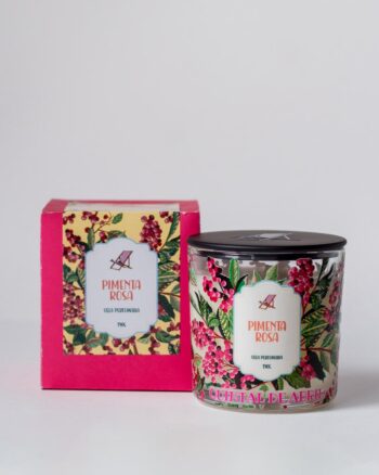 Vela Perfumada Quintal de Abril Pimenta Rosa 190g