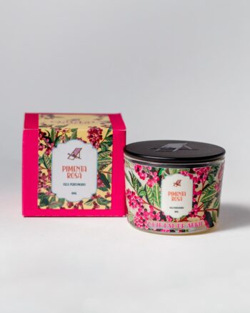 Vela Perfumada Quintal de Abril Pimenta Rosa 100g