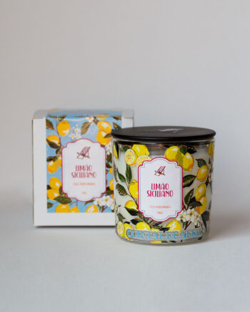 Vela Perfumada Quintal de Abril Limão Siciliano 190g