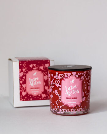 Vela Perfumada Quintal de Abril - Entre Afetos | Caixa de Bombons 190g