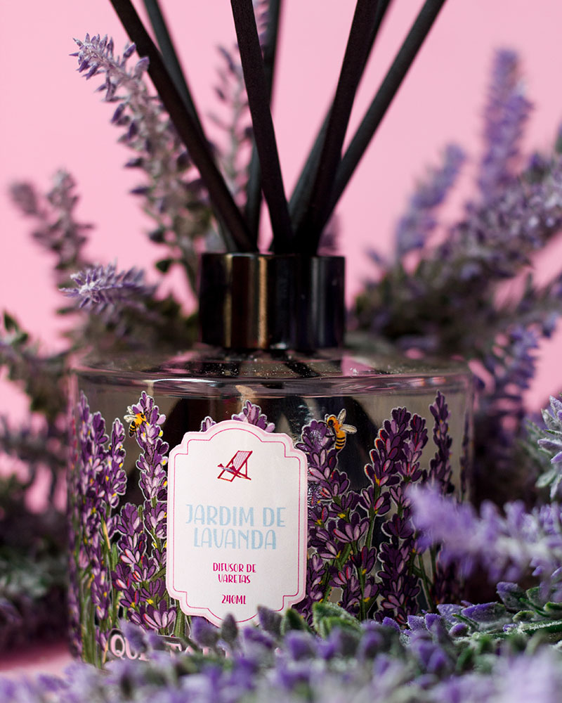 Difusor de Varetas Quintal de Abril Jardim de Lavanda 240ml - Imagem 3