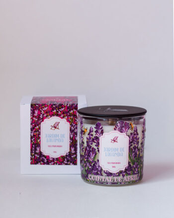 Vela Perfumada Quintal de Abril Jardim de Lavanda 190g