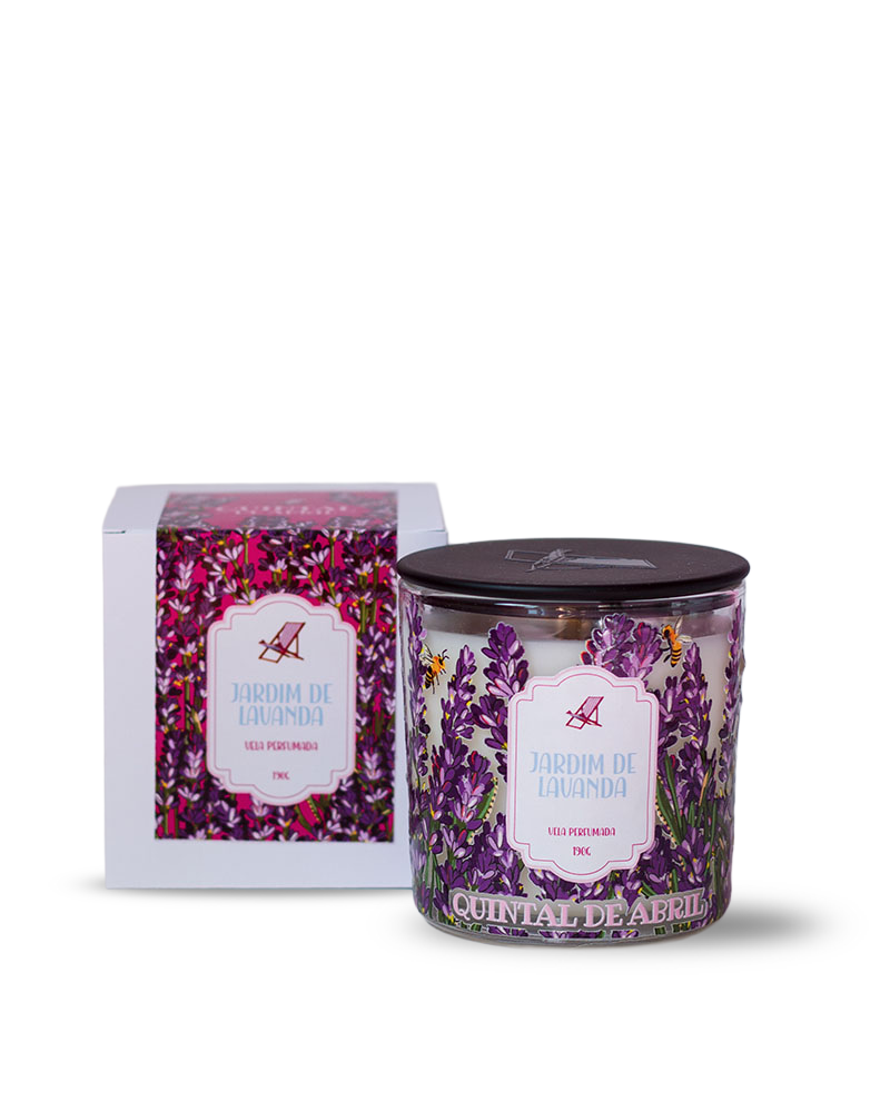 Vela Perfumada Quintal de Abril Jardim de Lavanda 190g