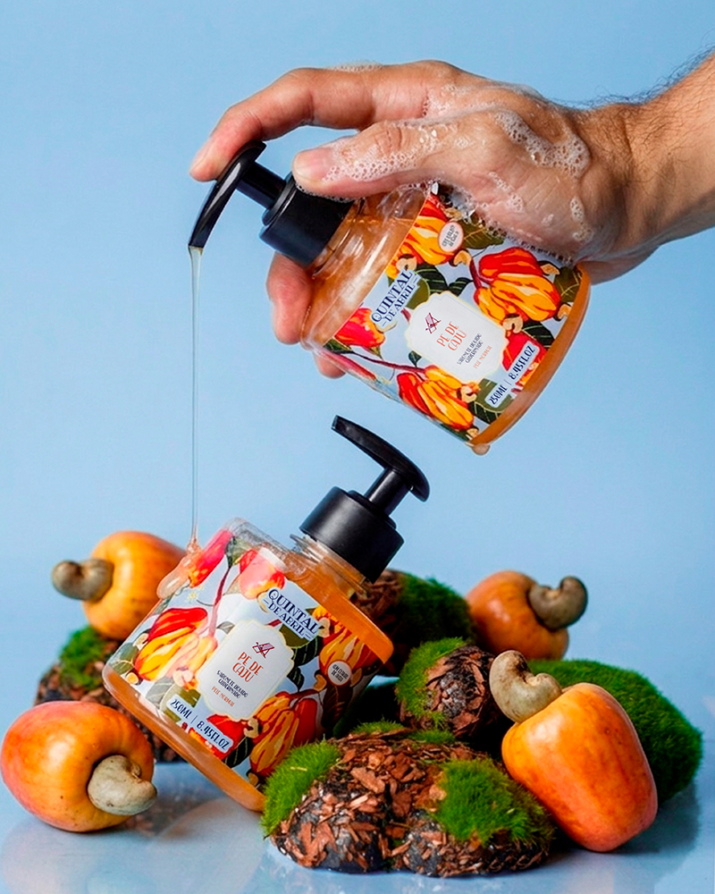 Sabonete Liquido Glicerinado Quintal de Abril Pé de Caju 250ml - Imagem 2